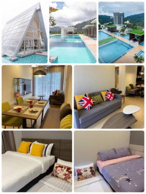 Genting Windmill Amazing Sky Pool 2bedroom With Aircon Wi-Fi